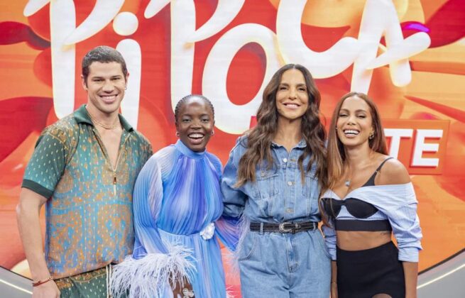 Ivete e os convidados do primeiro Pipoca