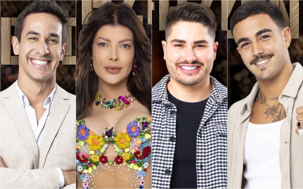 Henrique Martins, Jaquelline, Lucas Souza e Yuri Meirelles estão na foto