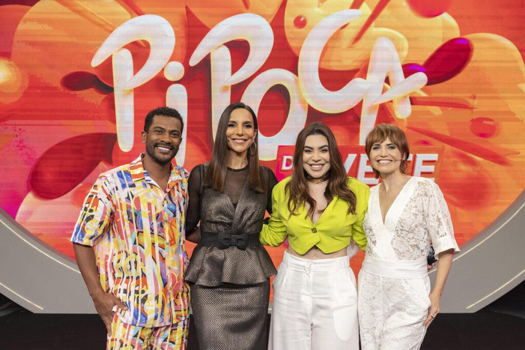 Ivete Sangalo e seus convidados no Pipoca