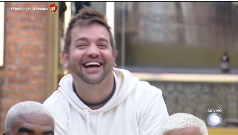 Sander durante A Fazenda 15