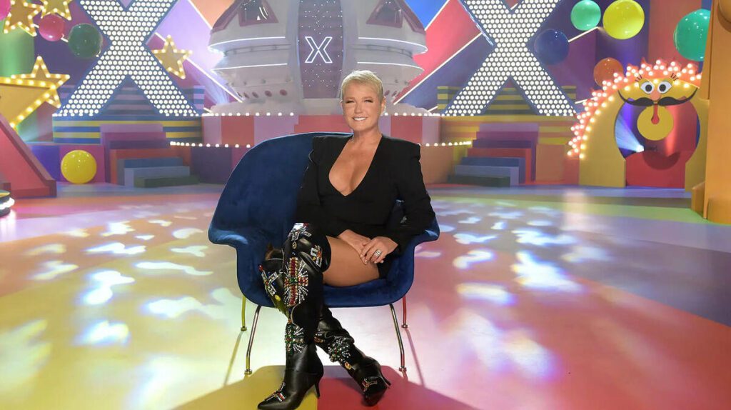 Xuxa no cenário do documentário