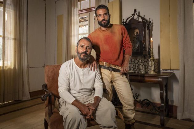 Marcos Palmeira e Humberto Carrão como José Inocêncio