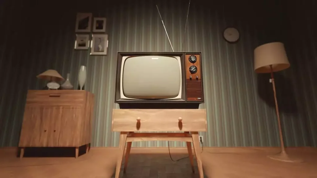 TV antiga para ilustração