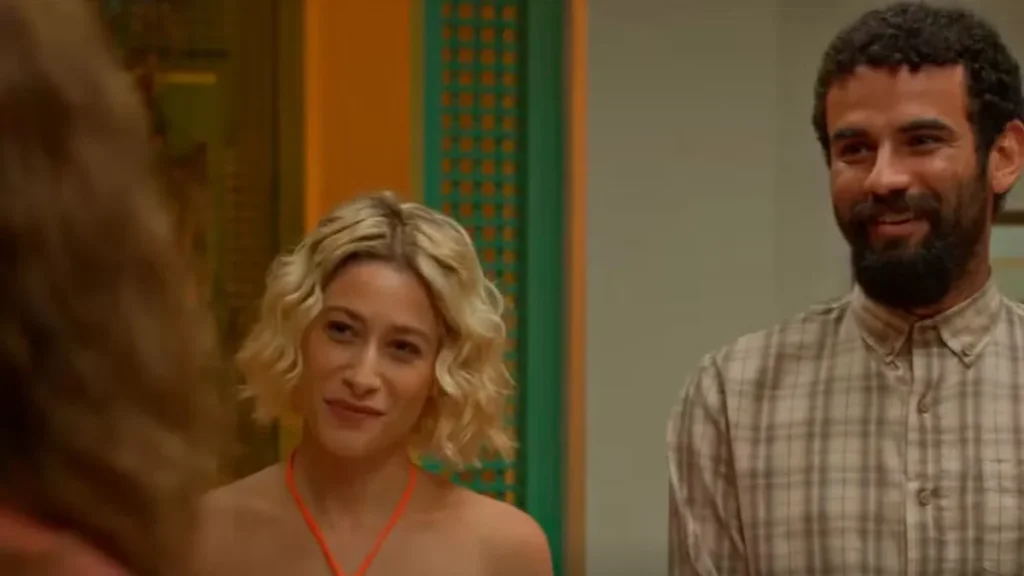 Cena da novela No Rancho Fundo com Blandina