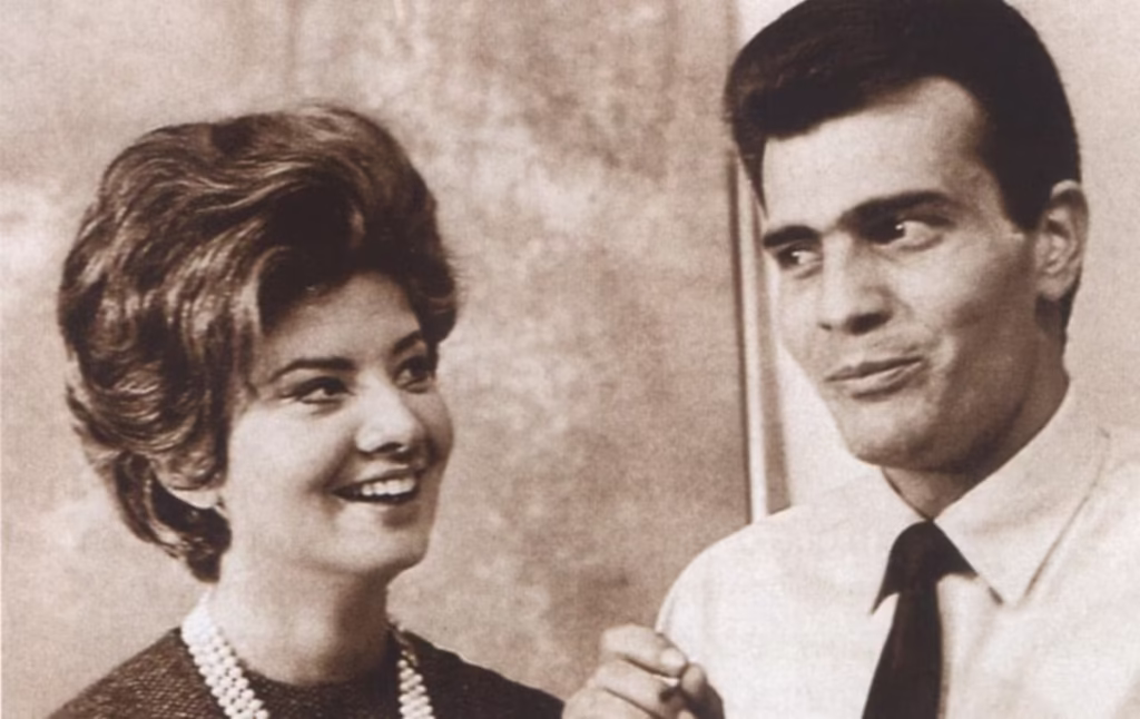 Glória e Tarcísio em foto de divulgação da primeira novela da TV Excelsior