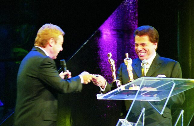 Silvio Santos durante Troféu Imprensa