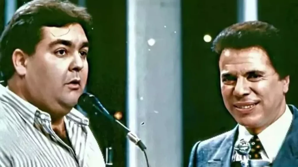 Fausto Silva e Silvio Santos