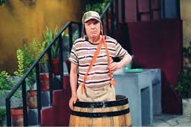 Cena clássica do Chaves no barril