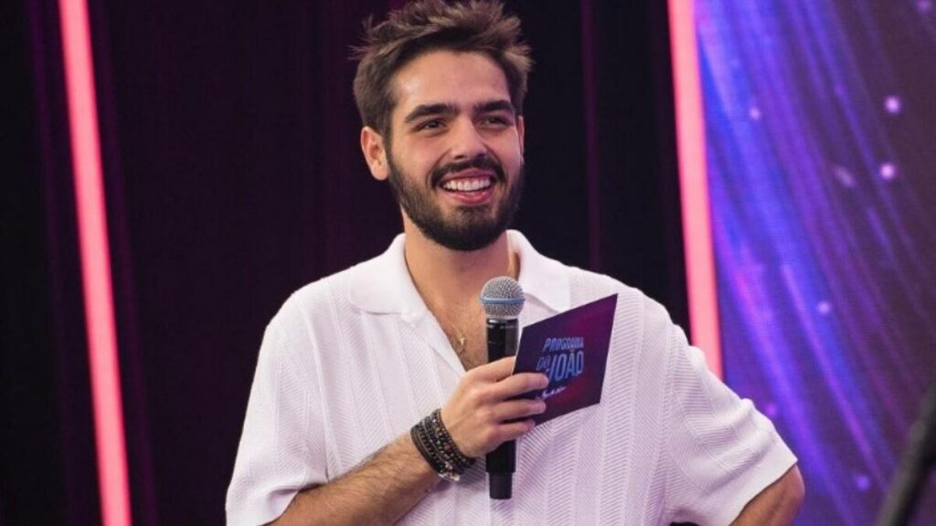 João no cenário da primeira versão do Programa do João