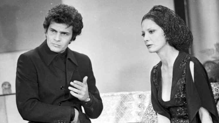 Tarcísio Meira e Glória Menezes em O Semideus, na TV Globo