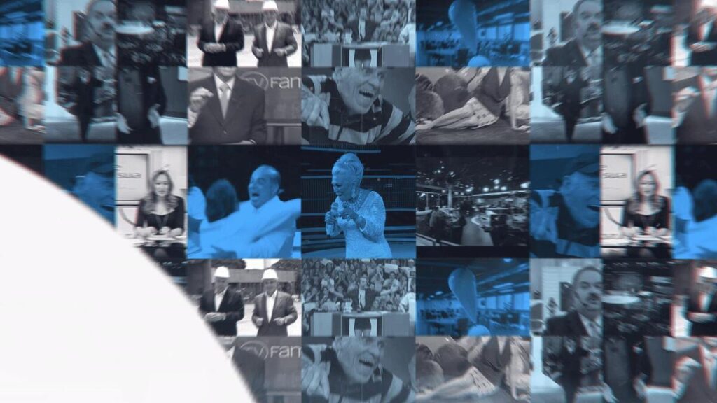 Arte dos 25 anos da redeTV