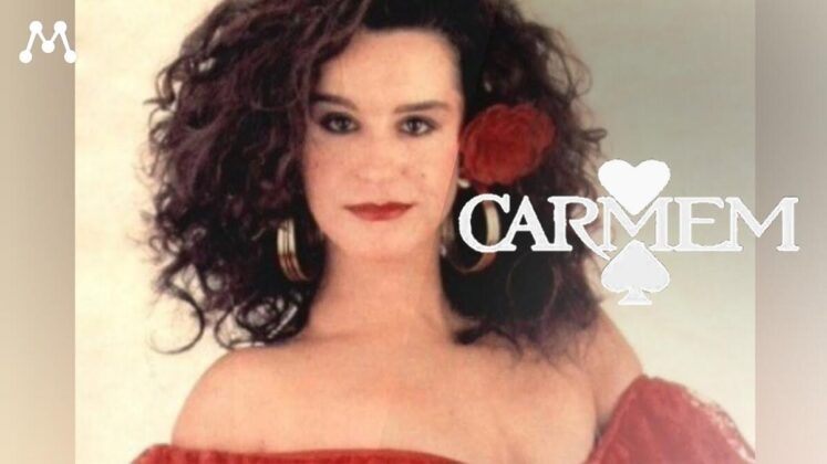 Lucélia Santos na propaganda de Carmem