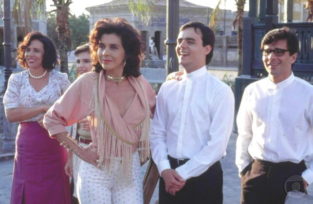 Arlete Salles, Betty Faria, Cássio Gabus Mendes, Paulo Nigri (Carmosina, Tieta, Ricardo, Cosme)