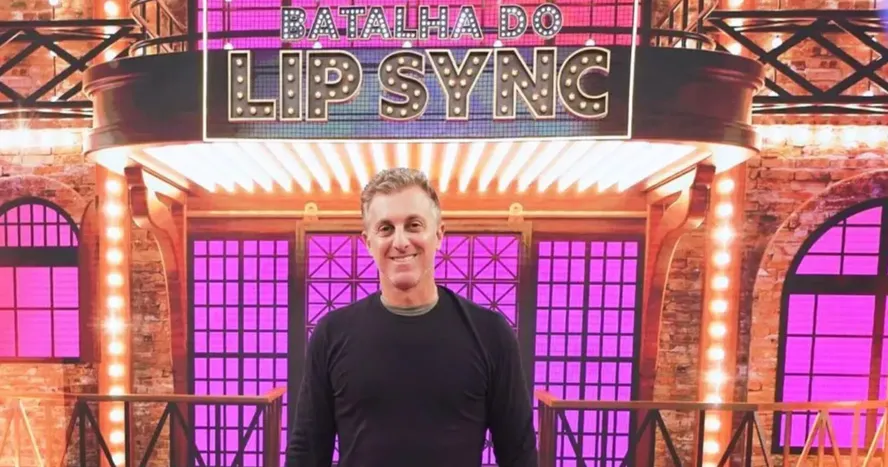 Luciano Huck no Batalha do Lip Sync