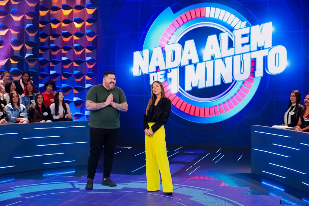 Patrícia Abravanel à frente do Nada Alem de um Minuto