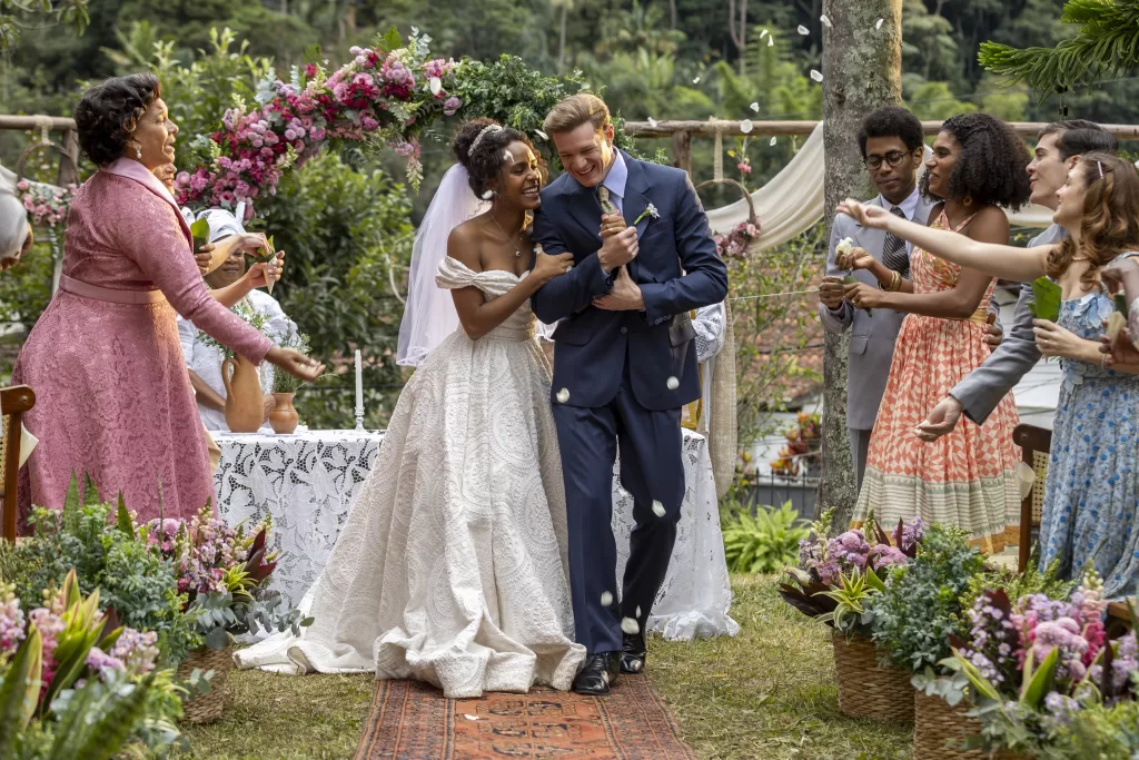 Cena de casamento de Beatriz e Beto no último capítulo de Garota do Momento
