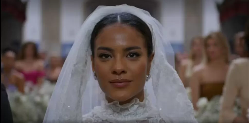 Maria de Fátima como noiva