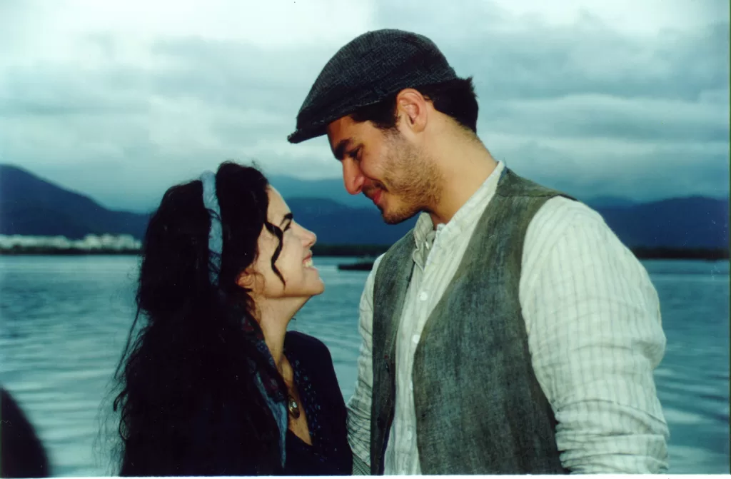 Ana Paula Arósio e Thiago Lacerda em cena de Terra Nostra