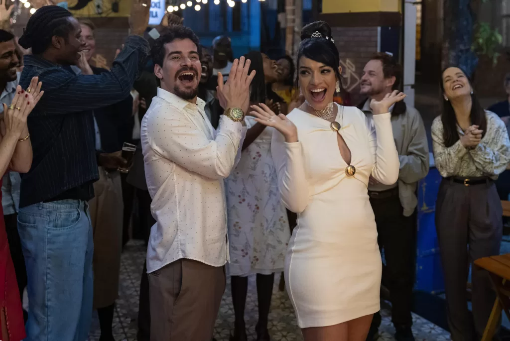 Vasco e Lucimar no casamento