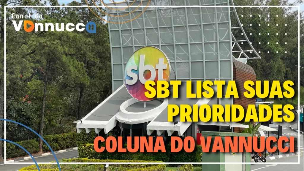 Capa da Coluna do Vannucci com SBT em destaque