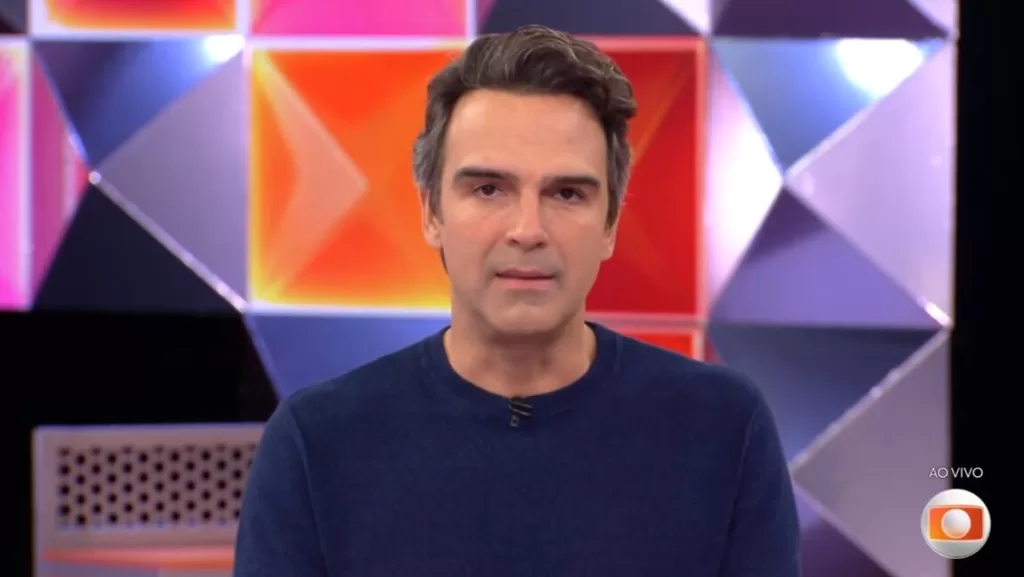 Tadeu Schmidt na apresentação do BBB 26