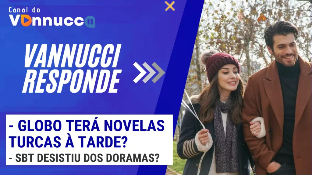 Capa do Vannucci Responde com novela turca em destaque