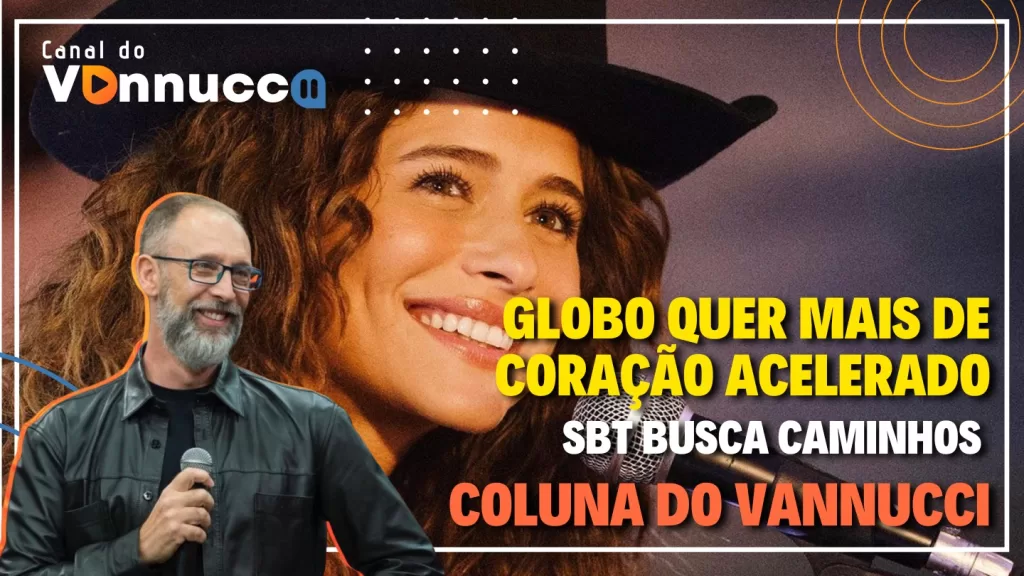 Capa da Coluna do Vannucci com protagonista de Coração Acelerado em destaque