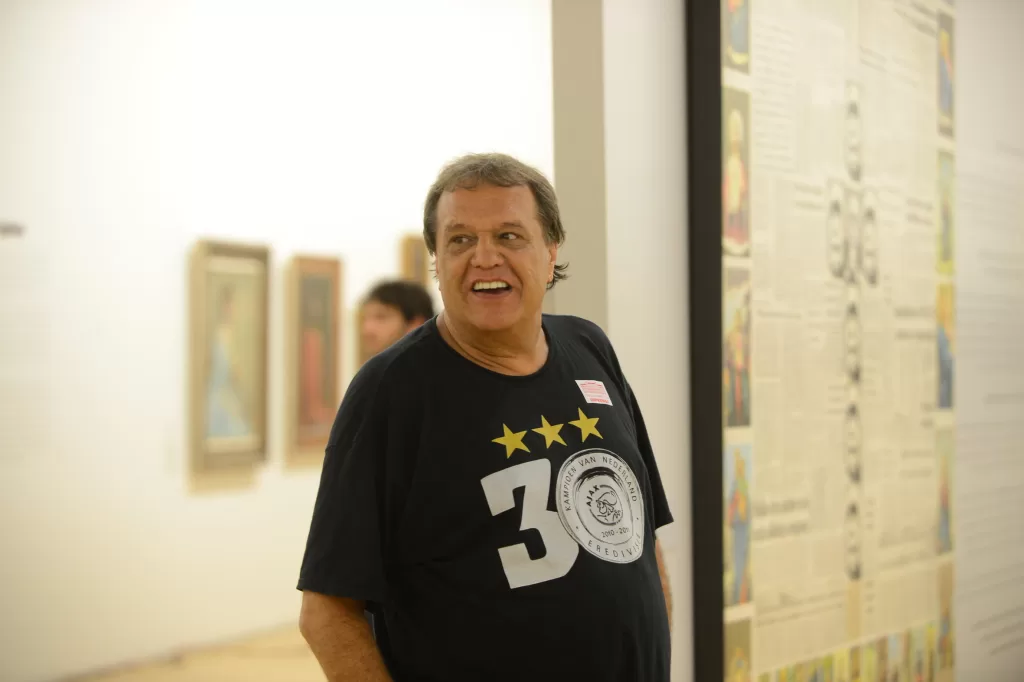 Dennis Carvalho no lançamento de Sangue Bom