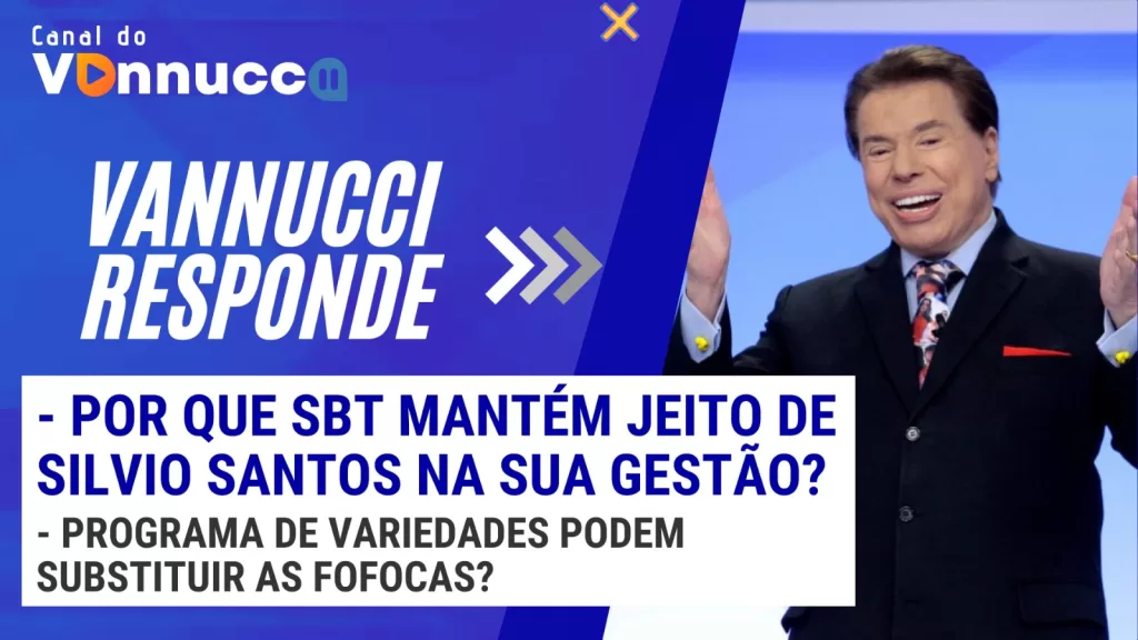 Arte do Vannucci Responde com Silvio Santos em destaque
