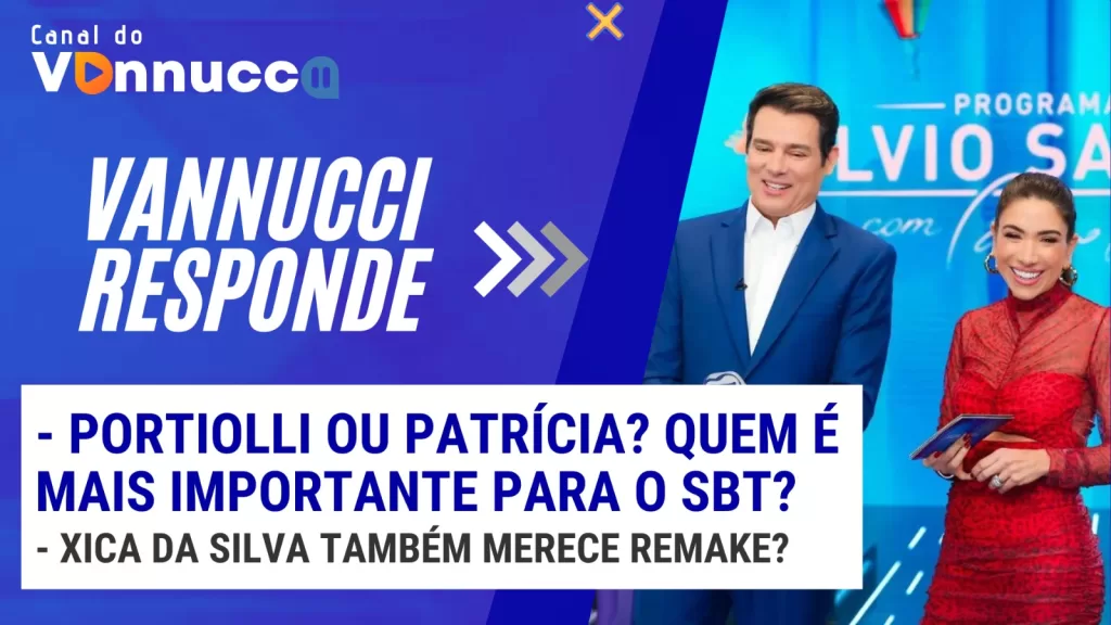 Capa do Vannucci Responde com Portiolli e Patrícia Abravanel