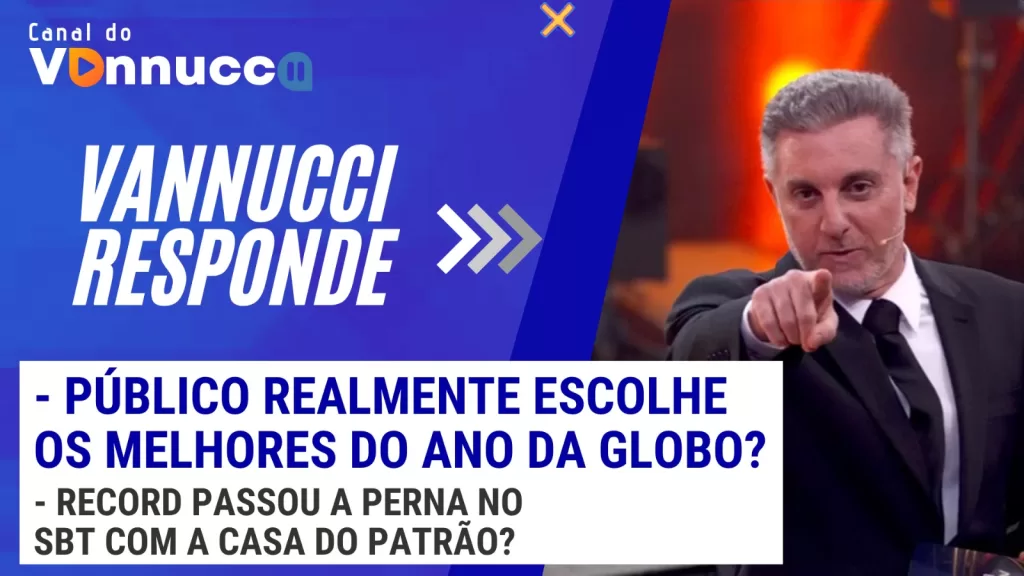 Capa Vanuucci Responde com Luciano Huck em destaque