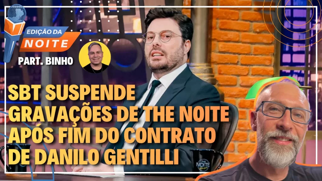 Capa da Coluna do Vannucci com Danilo Gentili em destaque