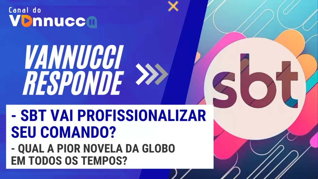 Capa Vannucci Responde com logo do sbt em destaque