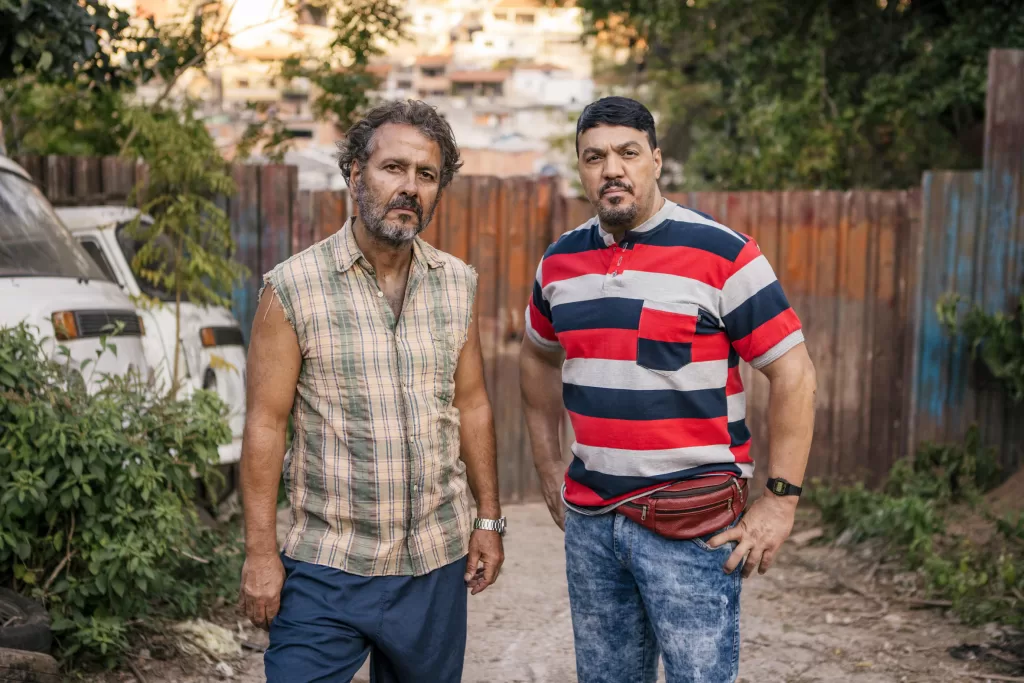 Joaquim (Marcos Palmeira) e Misael (Belo).