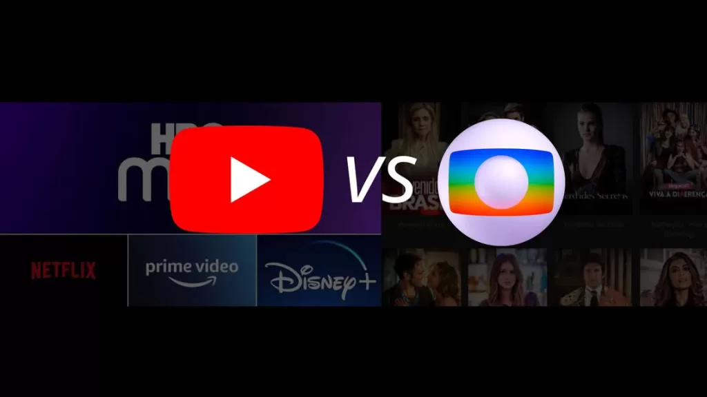 Arte com youtube e globo