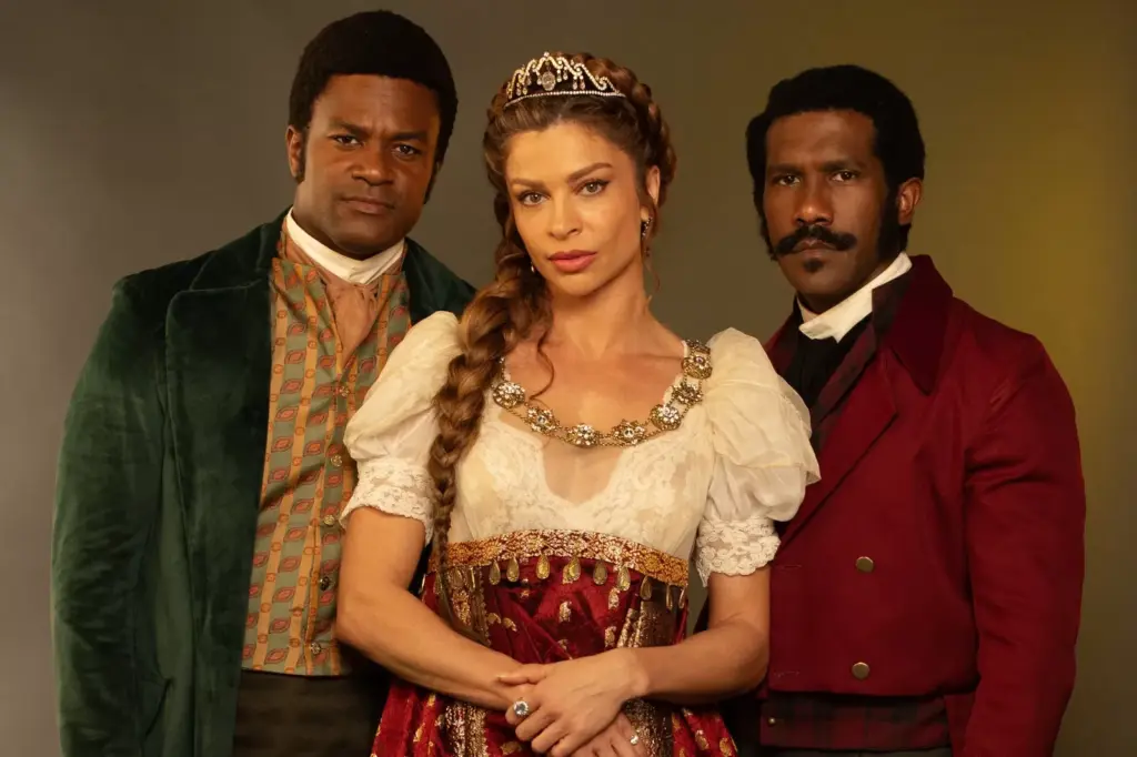 Grazi Massafera entre os protagonistas de Dona Beja