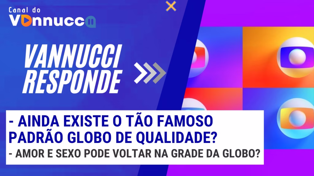 Capa do Vannucci Responde com logo da Globo em destaque