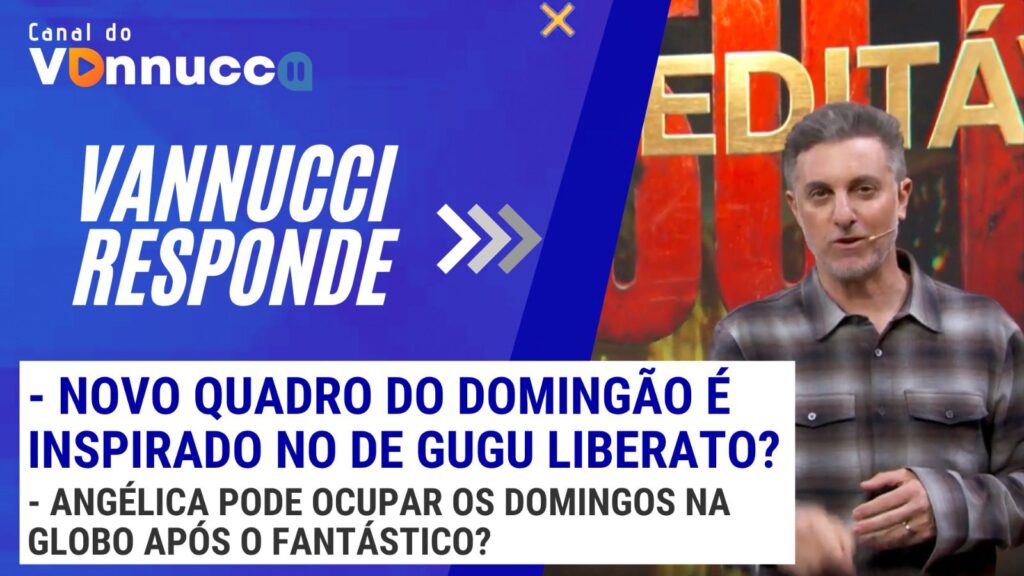 Capa Vannucci Responde com Luciano Huck em destaque