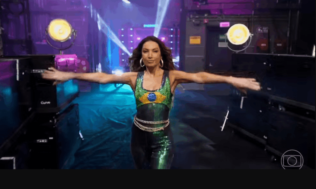 Patrícia Poeta dança Waka Waka