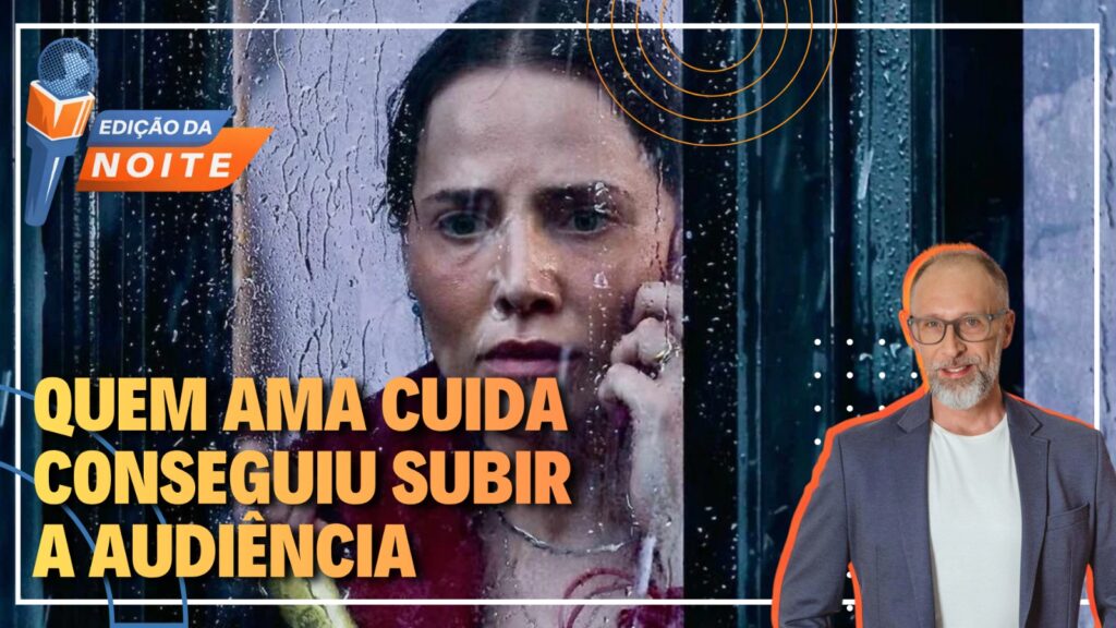 Capa Edição da Noite com Letícia Colin em destaque