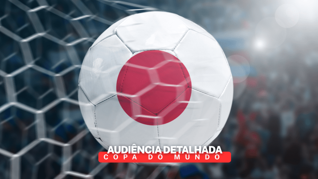 Bola com bandeira do Japão no gol