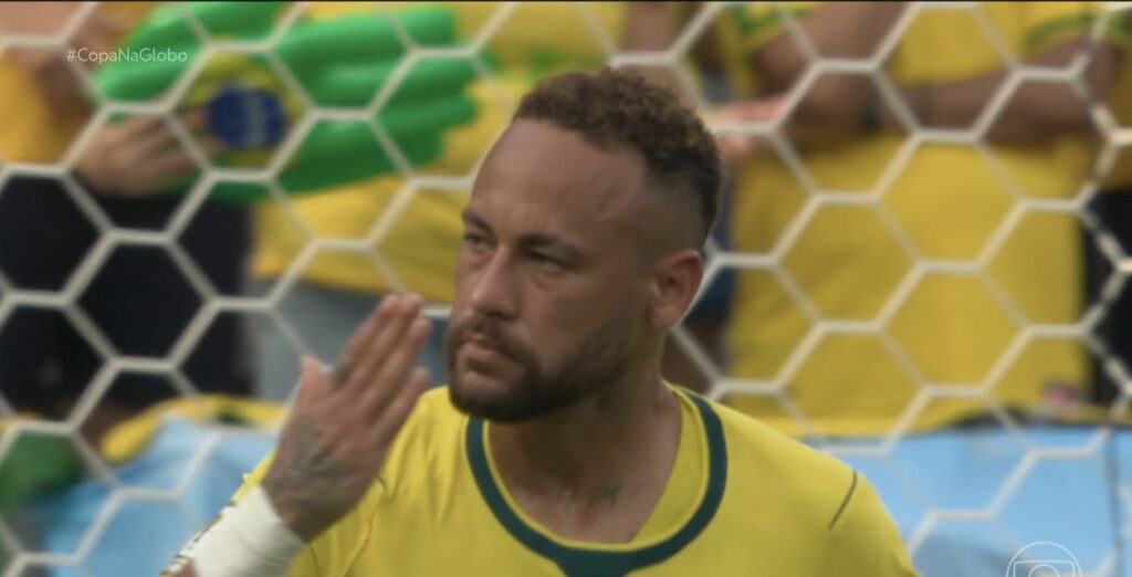 Neymar em campo